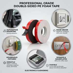 <span class=keywords><strong>Nastro</strong></span> Adesivo in Schiuma <span class=keywords><strong>Biadesivo</strong></span> Resistente e Impermeabile, <span class=keywords><strong>Nastro</strong></span> in Schiuma Personalizzato, Estensioni di <span class=keywords><strong>Nastro</strong></span> <span class=keywords><strong>Biadesivo</strong></span> <span class=keywords><strong>Trasparente</strong></span> con Logo - Product Image 5