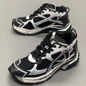 Chaussures pour hommes élégantes de haute qualité, baskets en cuir épaisses pour hommes et femmes, chaussures de course et de marche respirantes de luxe de créateur - Product Image 2