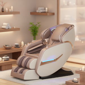 Silla de Masaje Shiatsu de Gravedad Cero, Portátil, Plegable, para Todo el Cuerpo, con Compresión Caliente, Fabricada por Tecnología de Vanguardia - Product Image 1