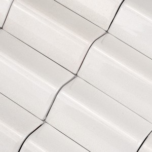 Piastrella Angolare Marocchina Bianca 4,5 X 10 Cm Finitura Lucida Bordi Irregolari - Product Image 4