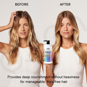 Après-shampoing Luxfume au gingembre et au romarin pour un soin quotidien, contrôle des frisottis, lissage, vegan, parfum longue durée - Product Image 4