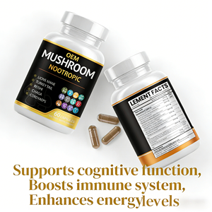 Capsules Focus pour Enfants en Gros, 60 Comprimés, Crinière de Lion, Cordyceps, Reishi, Champignon Naturel, Stimulant Cérébral, Aliment de Qualité Alimentaire, OEM - Product Image 2