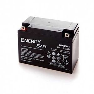 Batería de plomo-ácido sellada recargable Energy Safe de 6V 20Ah para energía de respaldo - Product Image 1