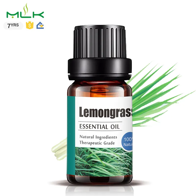 Manufacturers Private Labeling 10ml Aromatherapy Diffuser 100% Nature Pure Essential Oil Lemongrass Fragrance Essential Oils