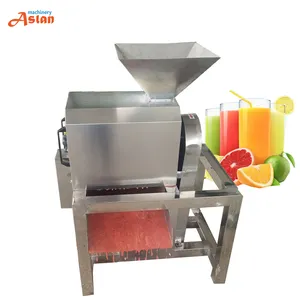 Bottom price mango peach pulp dates paste making machine/pitaya peeling seed removing pulping machine