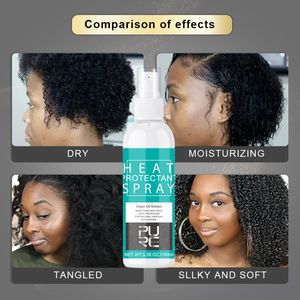 <span class=keywords><strong>Spray</strong></span> <span class=keywords><strong>protecteur</strong></span> de chaleur à l'huile d'argan personnalisé de marque privée pour la protection thermique des <span class=keywords><strong>cheveux</strong></span> <span class=keywords><strong>Spray</strong></span> protège jusqu'à 450 F des fers plats - Product Image 6