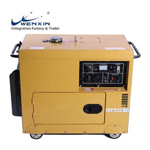 WENXIN Standby 3Kw 4Kw 5Kw 6Kw Electric 3 Phase 5000 Watt Portable 7Kva 6Kva 5Kva Silent Diesel Power Generators For Home Use