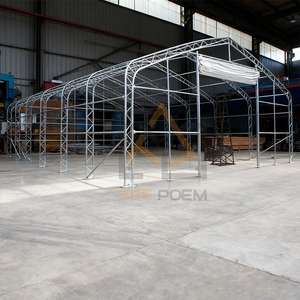 <span class=keywords><strong>Tente</strong></span> <span class=keywords><strong>de</strong></span> <span class=keywords><strong>stockage</strong></span> industrielle à double structure 20x60m avec cadre en acier galvanisé et tissu PVC imperméable portable - Product Image 4