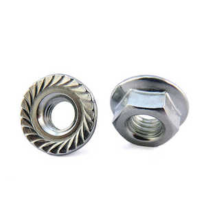 Prix <span class=keywords><strong>bas</strong></span> - Écrous à bride hexagonale dentelée zingués M5 pour l'industrie lourde - Product Image 5