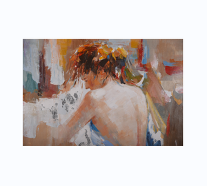 El yapımı pamuk boyama tuval seks Lady vücut figüratif duvar sanatı ofis dekor için tuval boyama by Numbers - Product Image 5