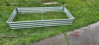 Kits de jardinières surélevées galvanisées authentiques, bacs de jardin galvanisés, jardinières modulaires d'extérieur pour légumes et fruits