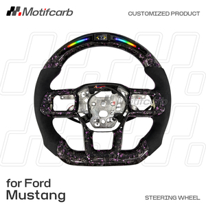 Volante de Fibra de Carbono Forjado LED Personalizado para Ford Mustang 7.ª Generación S650 GT GTD Dark Horse Shelby Coupé 2024-2026 - Product Image 2