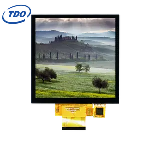 3.4 אינץ מרובע IPS tft lcd תצוגת 480*480 תמיכה MIPI וממשק RGB עם מגע קיבולי פנל