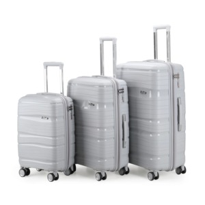 <span class=keywords><strong>Valise</strong></span> de voyage de luxe unisexe tendance personnalisable à double roue roulette PP <span class=keywords><strong>rigide</strong></span> personnalisée en usine - Product Image 5