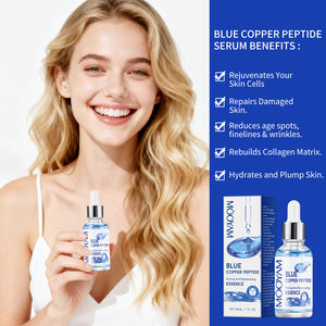 Esencia de Péptidos de Cobre Azul de Marca Privada OEM, Antienvejecimiento, Reafirmante de la Piel, Reduce las Líneas Finas, Antioxidante, Iluminadora, Esencia para el Cuidado de la Piel - Product Image 2