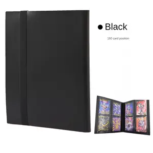 Toploader Binders 4 / 9 Pockets Portable Trading Card Holder Collection Top Loader Card Album Trading Toploader Binder Wholesale