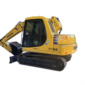 Miniexcavadora Komatsu PC60 2018 en buen estado, usada en Japón, peso operativo de 6T, capacidad de la cucharilla de 0.25m, incluye motor y bomba. - Product Image 1