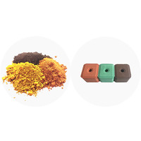Pigment oxyde de fer pour le sel d'alimentation