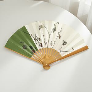 Ventilador de Mano Plegable de Bambú Personalizado, Venta al por Mayor, para Regalos Promocionales Empresariales - Product Image 6