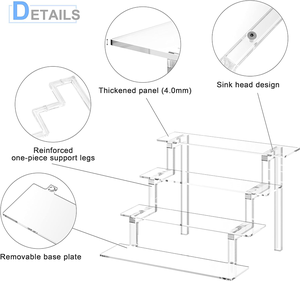 Figure Storage Cupcake Make up Cosmetics Risers <b>Stand</b> <b>Acrylic</b> <b>Display</b> Perfume Organizer - Product Image 2
