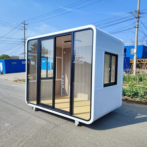 Casa Prefabricada Moderna, Mini Villa Portátil, Oficina Móvil, Almacén, Cápsula Apple, Casa Prefabricada de Acero con Sala de Estar y Cocina - Product Image 1