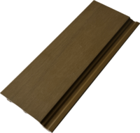 Techo falso decoración Interior techo 120*12MM hojas de WPC cubierta de plástico grano de madera Interior suspendido Asa techo