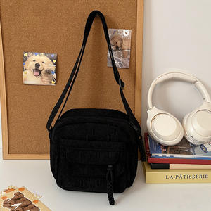 Sacs messager coréens en velours côtelé pour femmes, petits sacs à bandoulière pour adolescentes, idéaux pour le cyclisme et l'exercice - Product Image 4