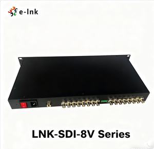 Convertisseur de fibre optique SDI 8 canaux monté en rack 1U HD 3G-SDI sur fibre unique jusqu'à 120km pour Broadcast <span class=keywords><strong>Studio</strong></span> - Product Image 2