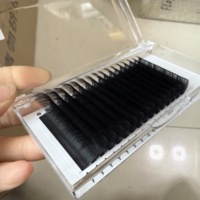 Plateau d'extensions de cils en cachemire courbés individuellement J B C D CC DD L M – Qualité supérieure – Fournisseur d'extensions de cils en gros