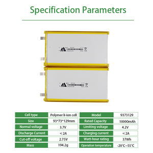 حزمة بطارية ليثيوم أيون قابلة لإعادة الشحن ، علبة مخصصة ، بأحجام قابلة للتخصيص من بوليمر الليثيوم - Product Image 6