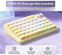 Clavier mécanique à une main CM45 pour le gaming avec bouton de programmation macro, design personnalisé pour gaucher, matériau PVC
