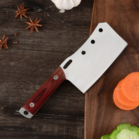 Yangjiang Camping Couteaux Couteau En Bois Poignée 4.3 Pouces Petit Couperet Outils De Coupe Couteaux De Chasse Avec Gaine