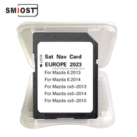 SMIOST Nav Android Car Navigation Sat System pour Micro Navig Maps Card SD CID pour Mazda 6 1L CX 5 8GB Europe