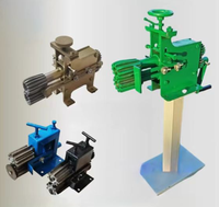 Machine multifonctionnelle électrique pour le gaufrage des bords de tôles en acier inoxydable et le formage de tubes, avec moteur, engrenages et roulements