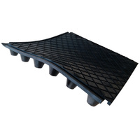 Almohadilla de Aislamiento Acústico y de Vibraciones de Goma para Pisos Flotantes, 500x500x50mm, Negra, para Hoteles/Salas de Computación
