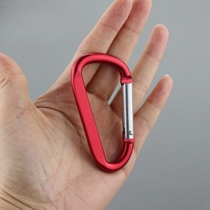 <span class=keywords><strong>Mousqueton</strong></span> de sécurité personnalisé n°6, crochet en D en alliage, boucle pour bouteille d'eau, attache de suspension pour sac à dos, accessoires de quincaillerie d'extérieur - Product Image 2