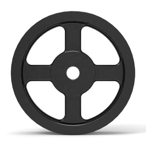 Poulies de courroie trapézoïdale à trois rainures série <span class=keywords><strong>SPA</strong></span>, norme européenne, pré-percées, 4 branches, en fonte, personnalisables OEM - Product Image 2