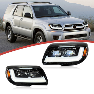 Phares LED HOSI pour Toyota <span class=keywords><strong>4Runner</strong></span> 4ème génération <span class=keywords><strong>2003</strong></span>-2009 – Amélioration des phares à LED avec 2 lentilles - Product Image 2