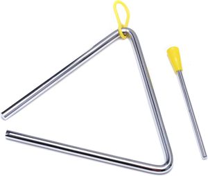 Meilleur prix de gros 4/5/6/7/8/9/10 pouces <span class=keywords><strong>Instrument</strong></span> de percussion en acier triangulaire avec marteau - Product Image 5