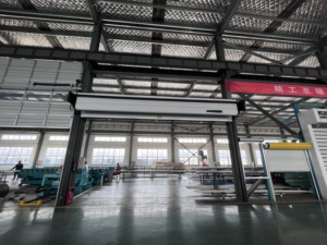 Rèm PVC Khung Thép Cửa Nhà Để Xe Máy Bay Xếp Chồng Tự Động - Product Image 6