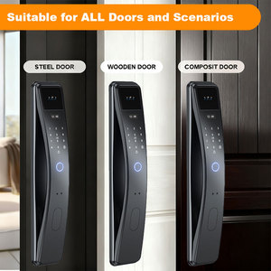 Самый популярный цифровой дверной замок Tuya, Wi-Fi, биометрический отпечаток пальца, RFID в режиме реального времени, домофон, умный дверной замок, разблокировка лица - Product Image 3