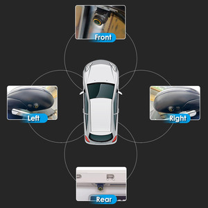 Caméra de recul panoramique AHD 1080P 360° avec capteur de recul, étanche IP68, vision nocturne pour <span class=keywords><strong>VW</strong></span>/A8 et Land Cruiser - Product Image 6
