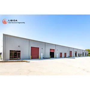 Novo design Fábrica Oficina Barato Metal quadro construção edifício Prefab Armazém estrutura Industrial aço edifício