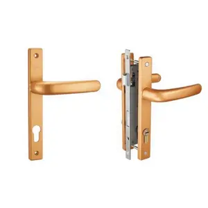 Powder Coated Door Lock Handle Easy Installed With Die-Casting Aluminum Material