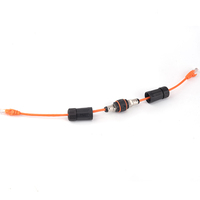 Linkwylan IP68 Conector de extensión de campo RJ45 blindado completo Cat6 6A Cat7 Cable Ethernet Conexión sin herramientas a prueba de agua