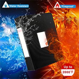 CUSTOM Leather Silicone Office Organizer A4 Document Box Case Fireproof Fiberglass Folder Storage File <b>Boxes</b> <b>Filing</b> Products - Product Image 2