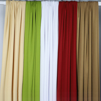 Vente directe usine – Rideaux de scène modernes et élégants en soie de lait, occultants à 90 %, taille et couleur personnalisables pour mariage