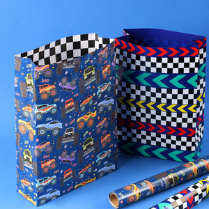 Custom Eco-Friendly Recyclable Marble <b>Pattern</b> Art <b>Paper</b> Roll Double-Sided Coated PE Waterproof Digital Printing Gift Packaging - Product Image 5