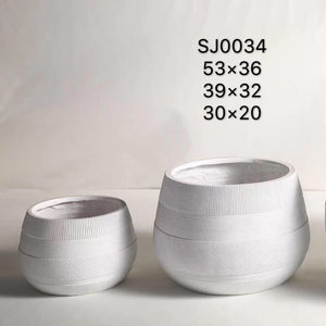 Pots <span class=keywords><strong>de</strong></span> jardinière <span class=keywords><strong>de</strong></span> fleurs en fibre d'argile légère <span class=keywords><strong>de</strong></span> haute qualité <span class=keywords><strong>grande</strong></span> <span class=keywords><strong>poterie</strong></span> <span class=keywords><strong>de</strong></span> <span class=keywords><strong>jardin</strong></span> pour la décoration intérieure - Product Image 3