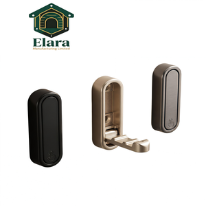 Folding Wall Mount Coat Hook Self-Adhesive Aluminum Alloy Hidden Coat Towel Wall Hooks Space-Saving - Product Image 1